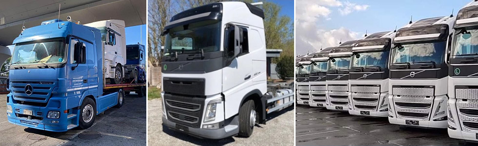 Tegljači Mercedes, Volvo